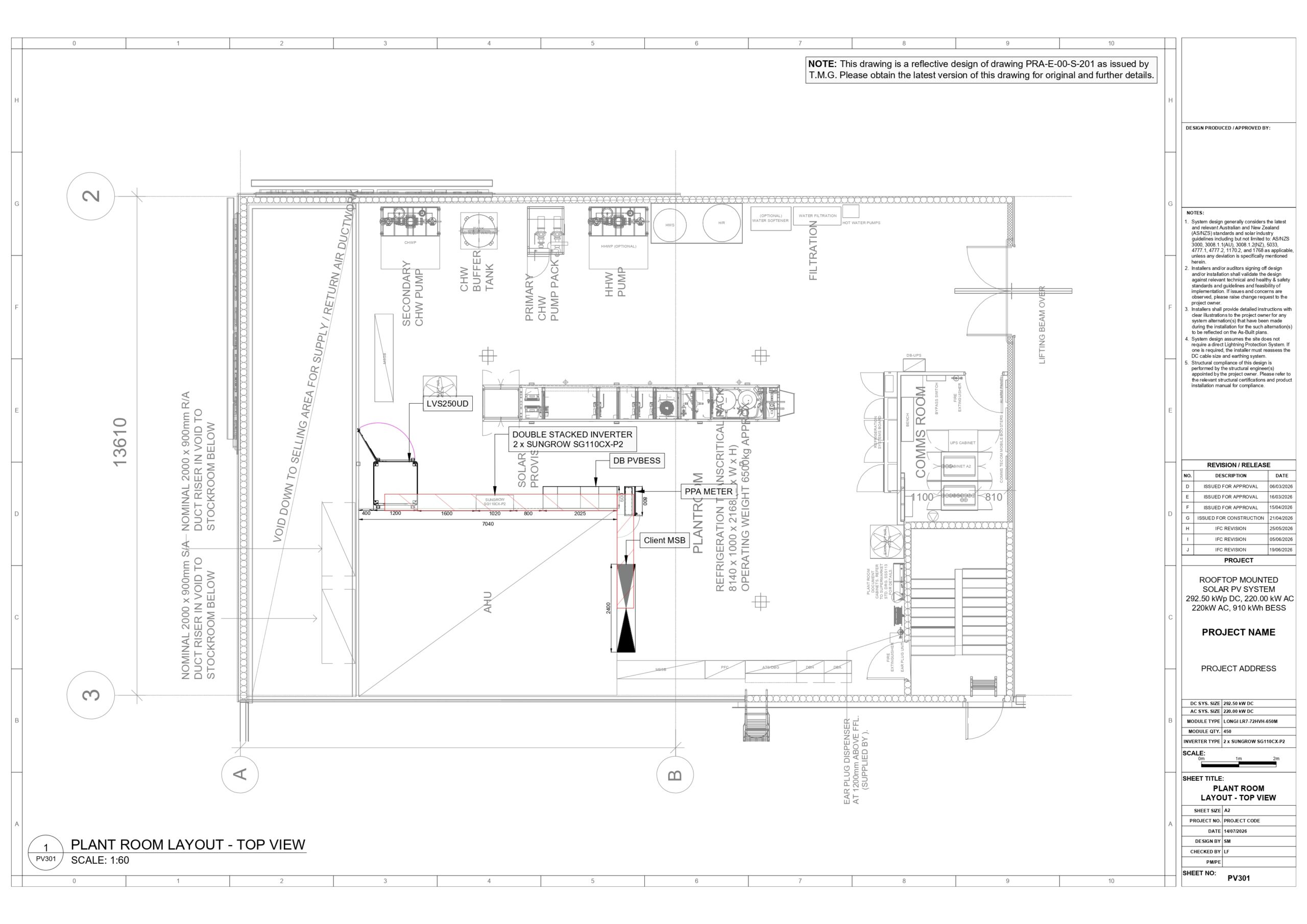 1 Roof Top C&I PV & BESS Construction Design