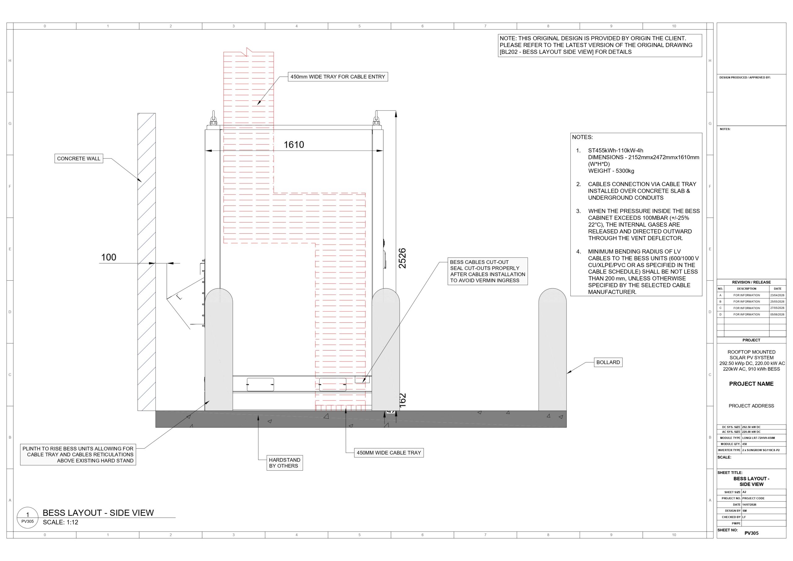 1 Roof Top C&I PV & BESS Construction Design