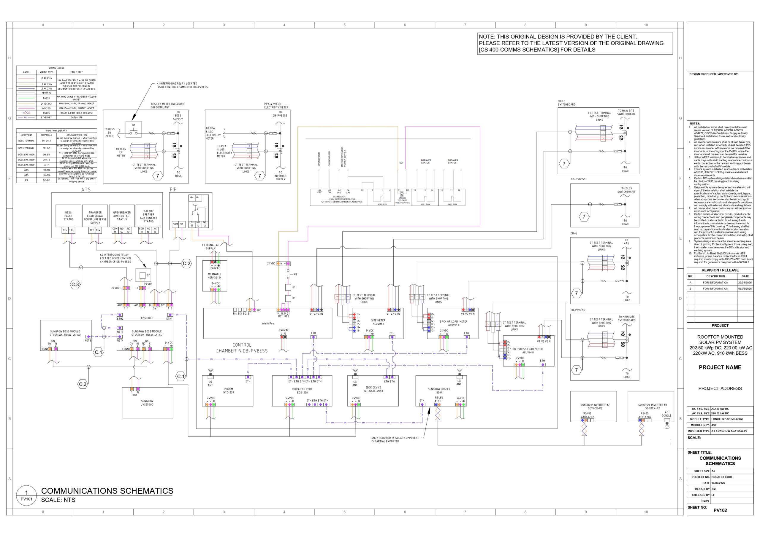 1 Roof Top C&I PV & BESS Construction Design