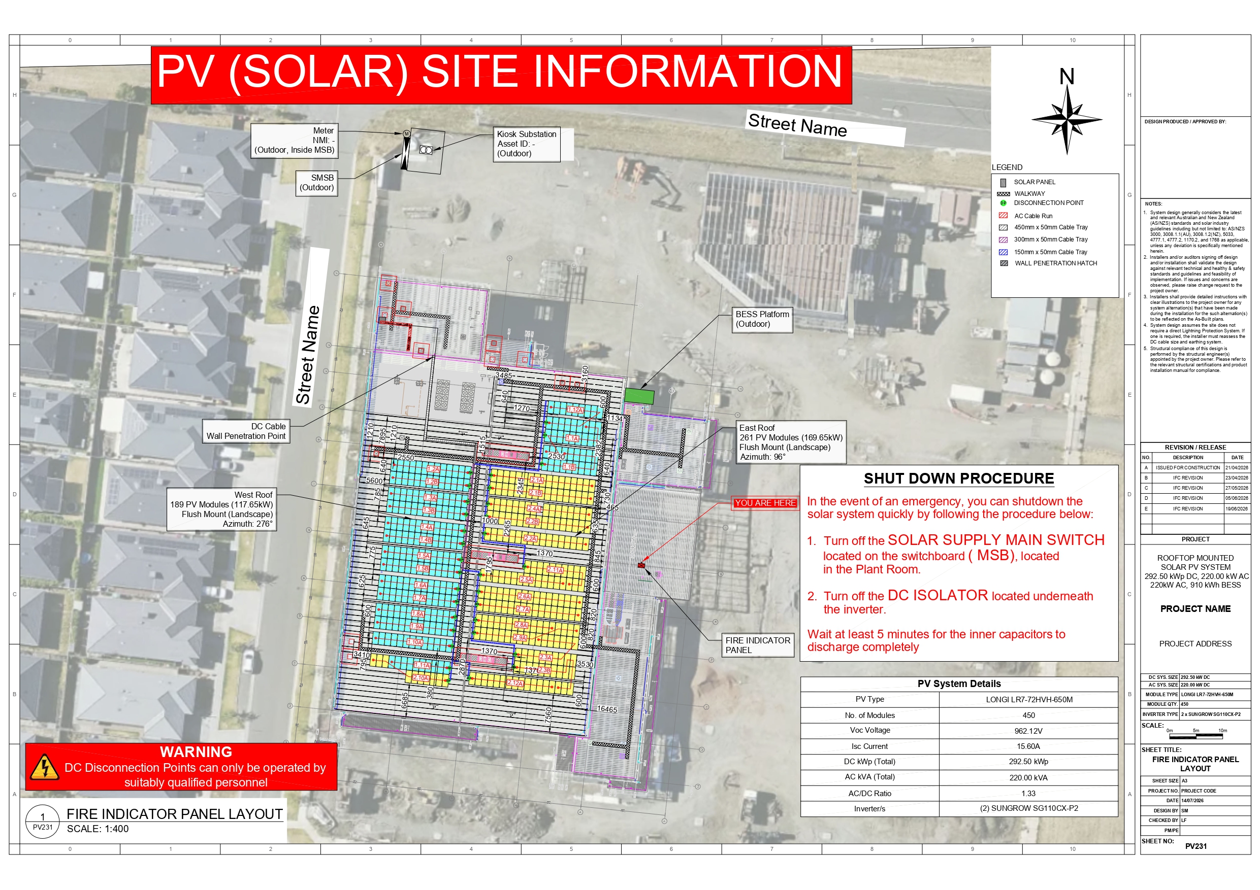 1 Roof Top C&I PV & BESS Construction Design