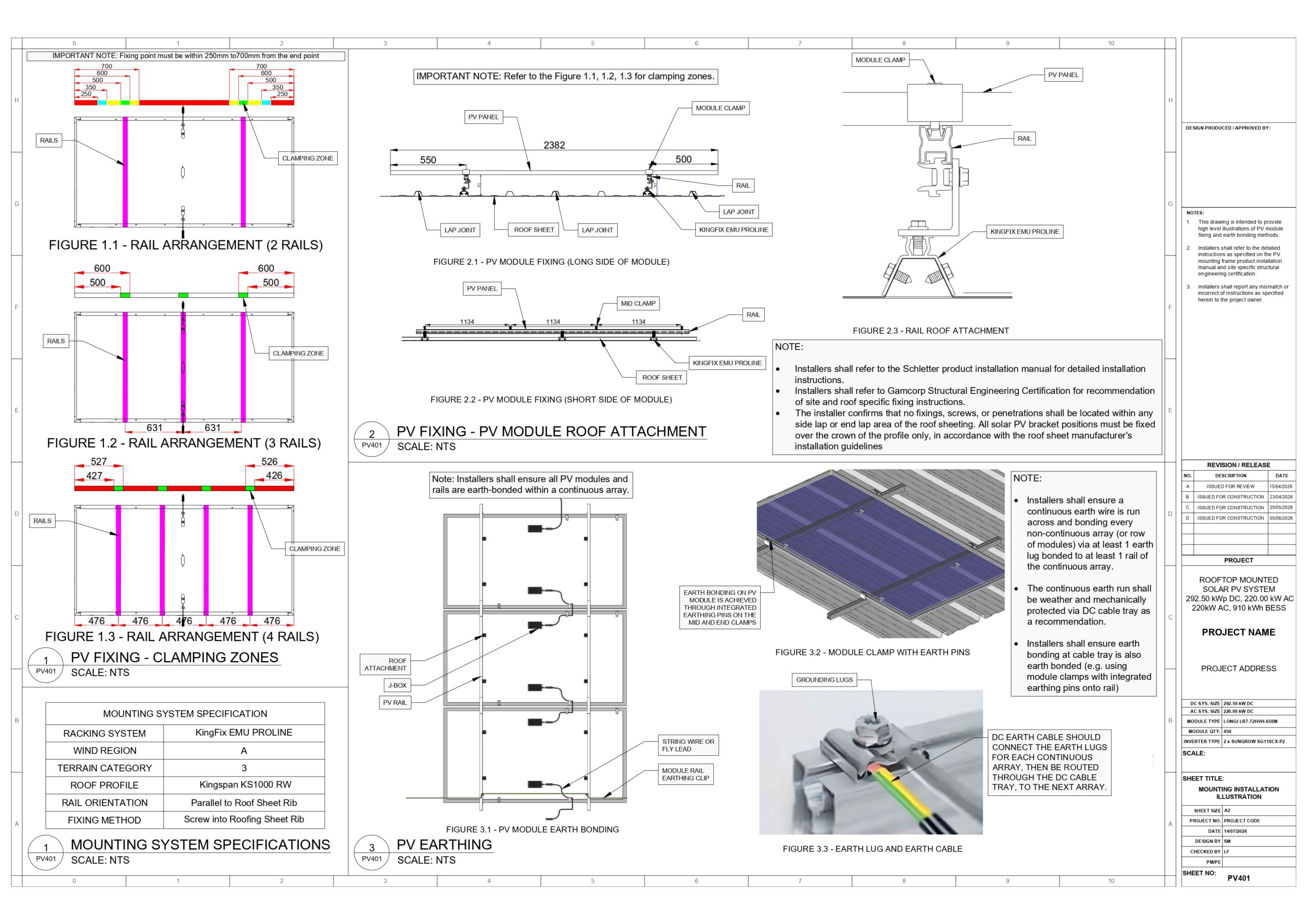 1 Roof Top C&I PV & BESS Construction Design